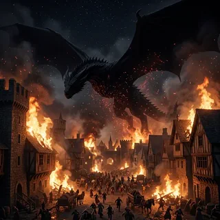 Le dragon Noir sans reflet