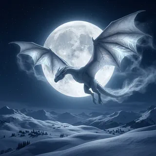 Le dragon Pâle comme lune