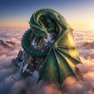 Le dragon Vert de jade